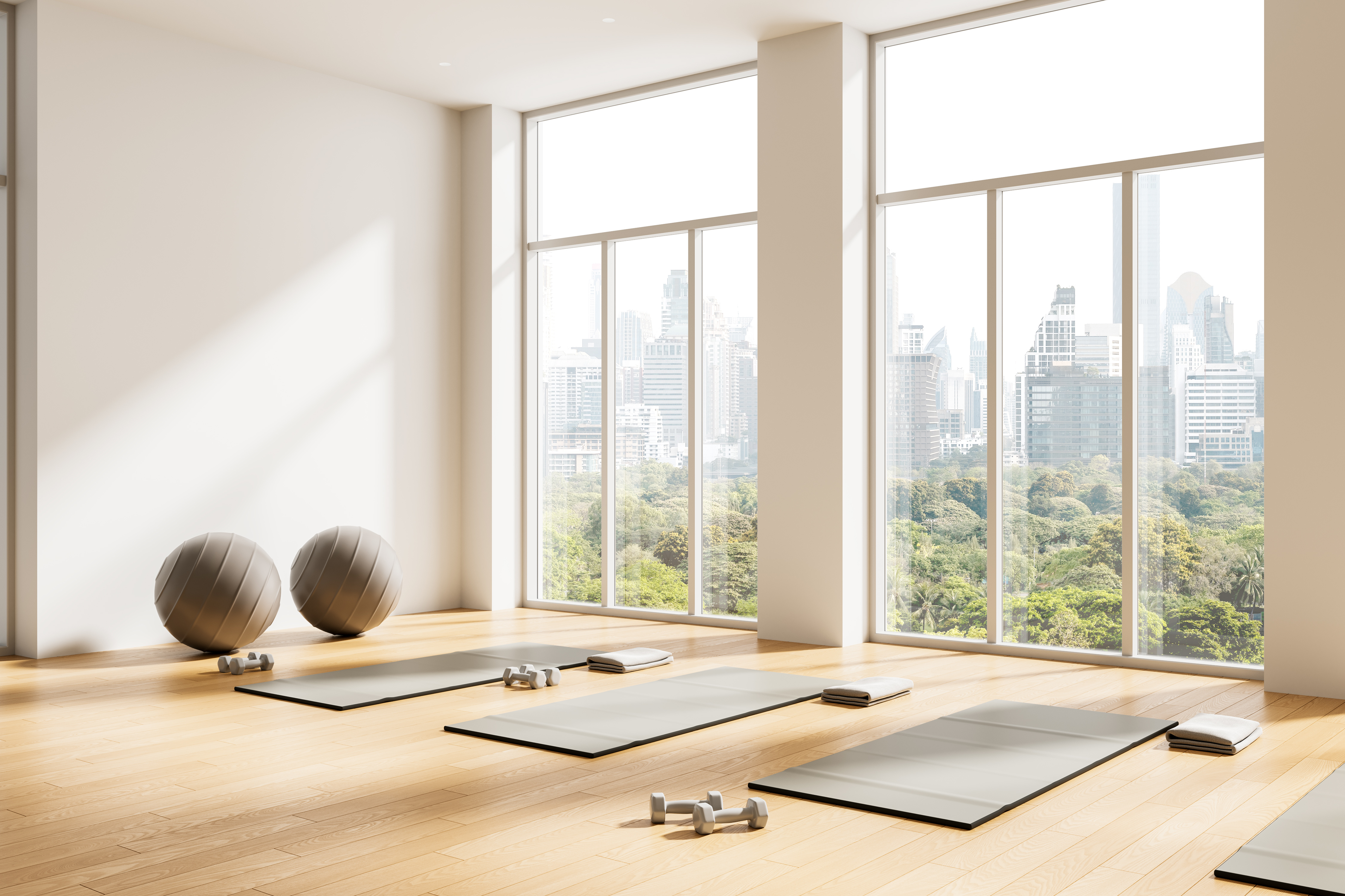 Brand activation Pilates class